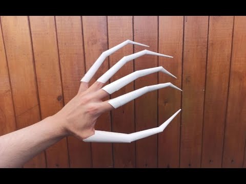 How to make paper claws long