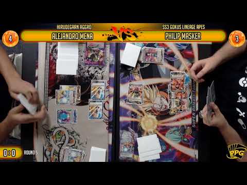 ARG $1000 State Championship Round 5 - Alejandro Mena Hirudegarn Aggro v SS3 Goku's Lineage Apes