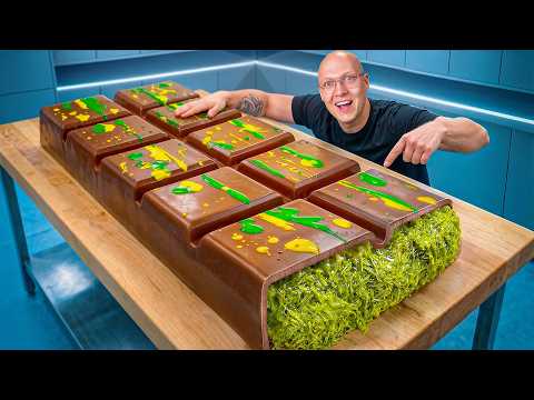 I Made a Giant 242-Pound Dubai Chocolate Bar