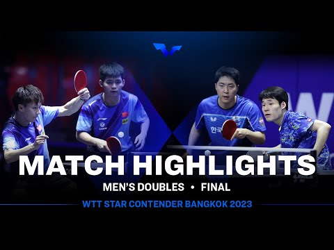 Lim Jonghoon/Jang Woojin vs Lin Gaoyuan/Lin Shidong | MD Final | WTT Star Contender Bangkok 2023