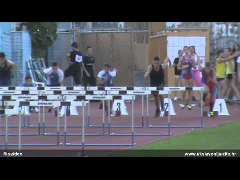 PRVENSTVO HRVATSKE ZA KADETE (2012) - 100m prepone kadeti