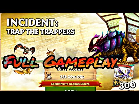 New Gauntlet INCIDENT: TRAP THE TRAPPERS FULL GAMEPLAY - Dragons: Rise of Berk