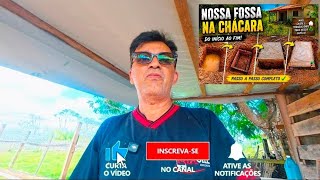 ANDAMENTO DA NOSSA OBRA AGORA FOU A CONSTRUÇÃO DA NOSSA FOSSA.