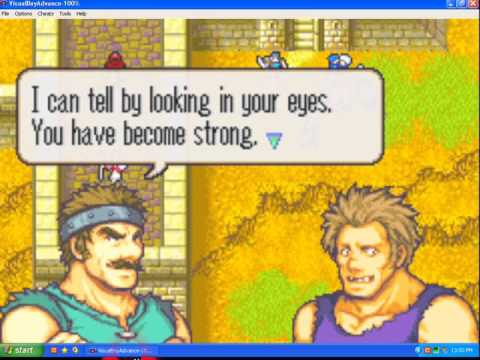 Gonzales talk Bartre support A Fire Emblem 6 The Sword of Seals VBA