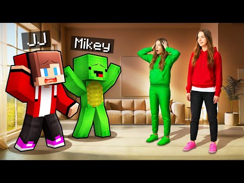 JJ and Mikey Met Their REALISTIC Girlfriends - Minecraft Maizen