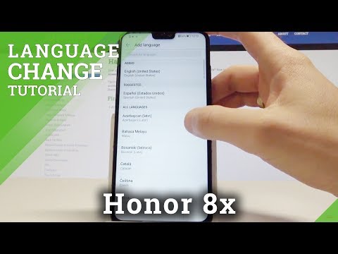 How to Change Language on Honor 8x - Setup EMUI Language