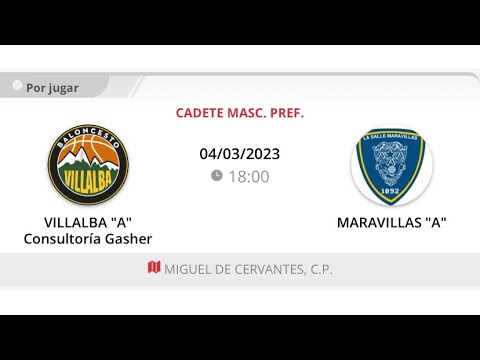 Cadete masc C VILLALBA CONSULTORIA GASHER - MARAVILLAS