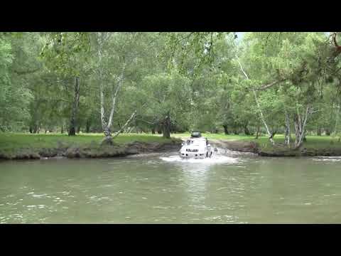Toyota prado J12  in water