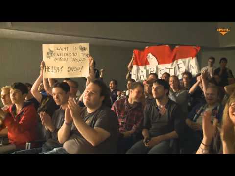 Harstem's reaction to winning DSCL