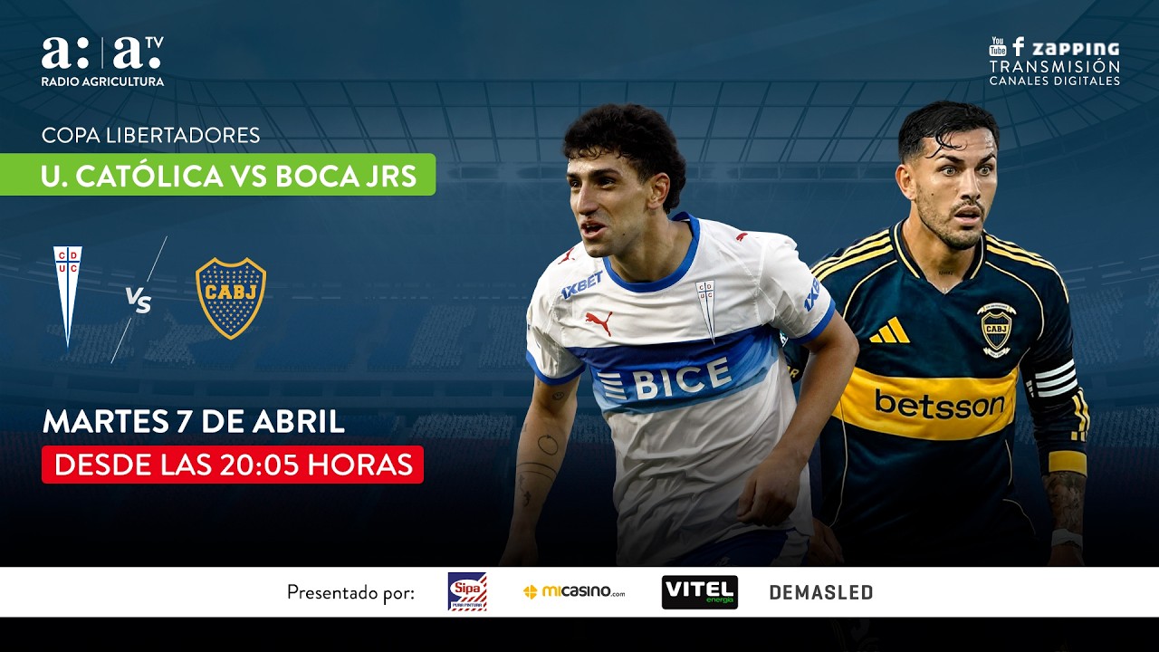 Copa Libertadores - Universidad Católica vs Boca Juniors - DXT - 7 abril 2026