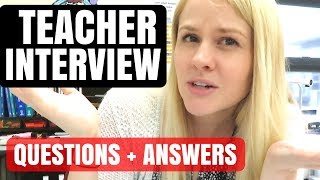 ULTIMATE Teacher Interview Questions And Answers Guide