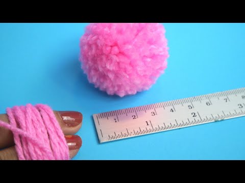 DIY Pom Pom | Super Easy Pom Pom Making Ideas using Fingers | Amazing​ Trick​ | Diy Yarn Studio
