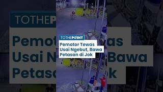 Viral Detik-detik Pemotor di Blitar Tewas gegara Ngebut, Petasan yang Disimpan di Jok Motor Meledak