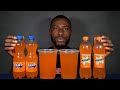 ASMR DRINKING FANTA ORANGE FLAVOUR DRINK AND MIRINDA ORANGE FLAVOUR ASMR DRINKING
