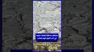 سكان سيبيريا يتجمعون لمشاهدة الانفصال الجليدي الموسمي في أحد أطول أنهار العالم thumbnail