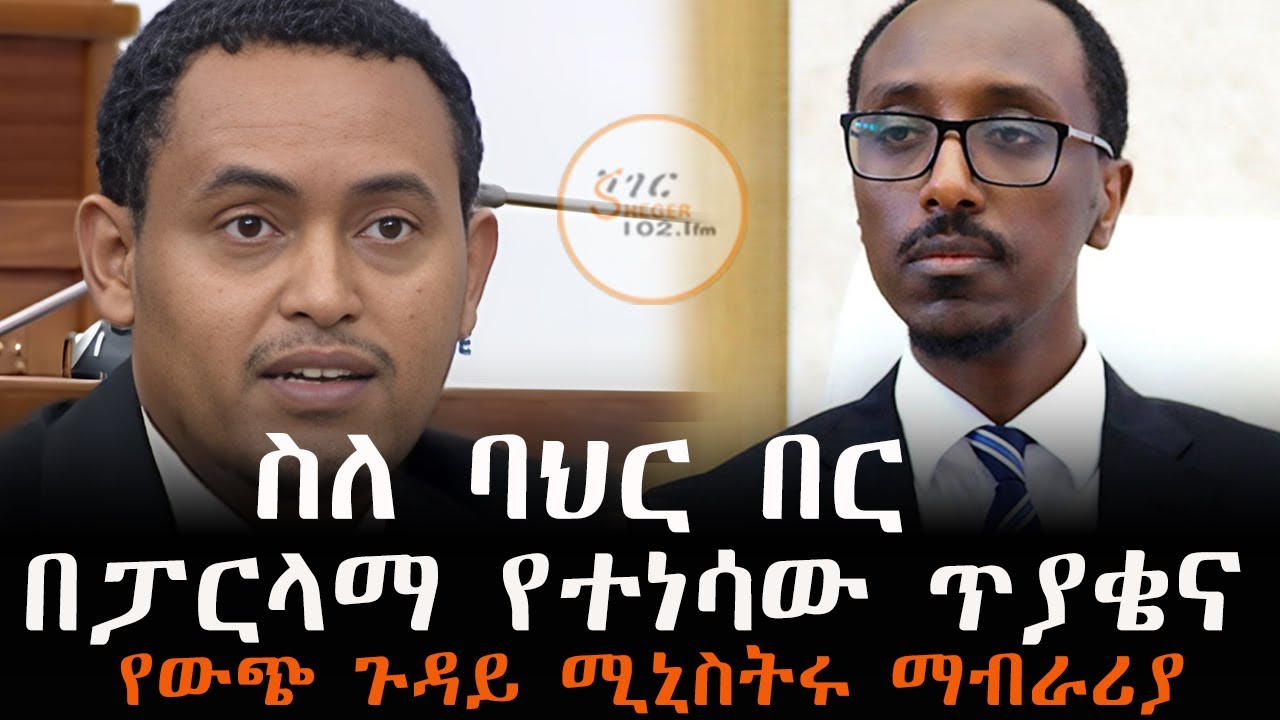 ዛሬ በፓርላማ ስለ ባህር በር የተነሳው ጥያቄ እና የውጭ ጉዳይ ሚኒስትሩ ማብራሪያ