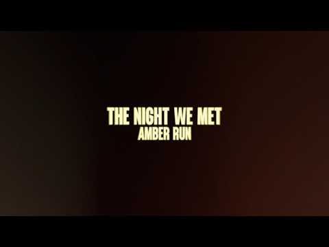 The Night We Met - Amber Run (Official Visualiser)