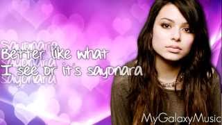 Miranda Cosgrove - Sayonara (Lyrics On Screen) HD