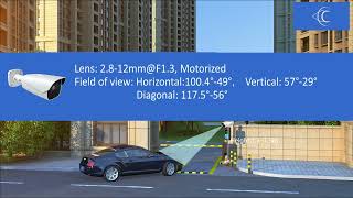 4MP HD 8-32mm License Plate Recognition Bullet LPR IP Network Security Camera