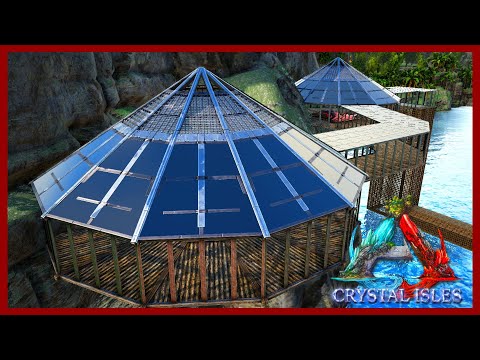 Flyers Platform Base Build! Crystal Isles Map! Ep 31!