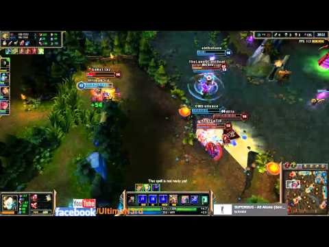 Tristana manning up in a teamfight - Stream Highlight