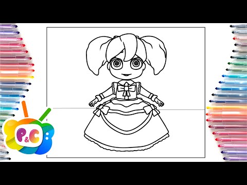 Poppy Playtime doll coloring page/Poppy playtime coloring/MILANE &Greg Aven - Like You [NCS Release]