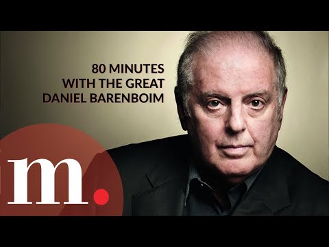 80 minutes with the great Daniel Barenboim