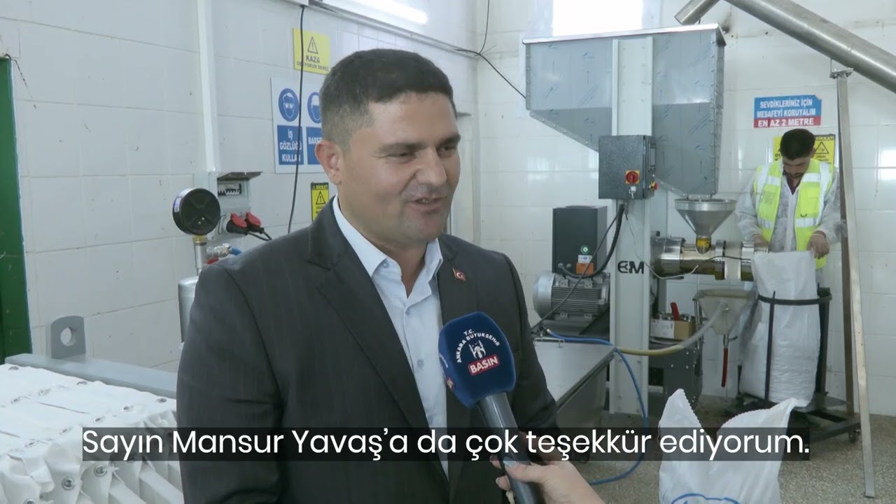 ŞEREFLİKOÇHİSAR’A ASPİR YAĞI TESİSİ