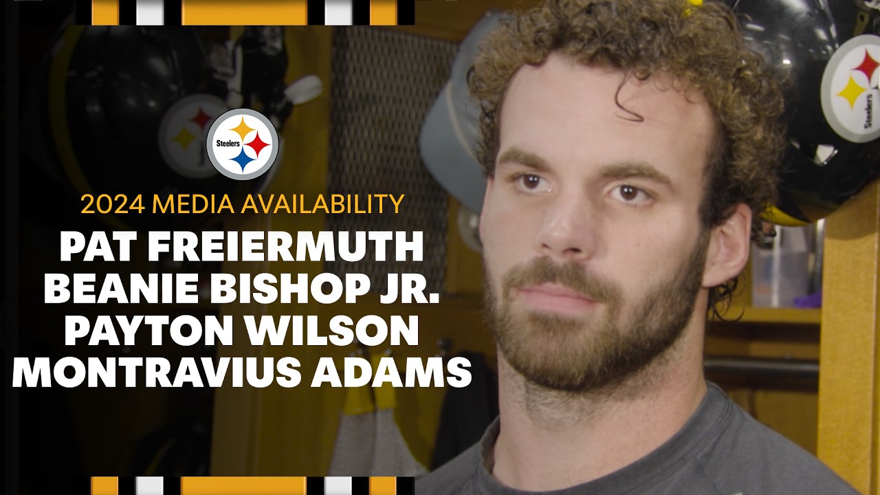 Freiermuth, Bishop Jr., Wilson, Adams Media Availability (Sept. 9) | Pittsburgh Steelers