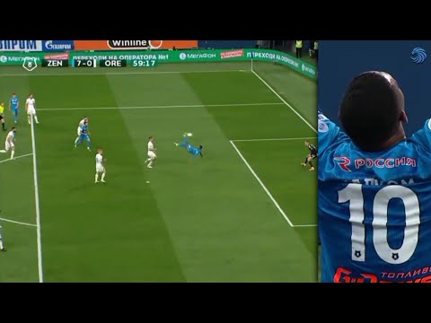 GOLAÇO de BICICLETA de MALCOM pelo ZENIT