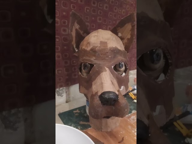 Vídeo relacionado con WOLFSDN Máscara cosplay de perro de cara completa hecha a mano | Accesorios de disfraces para Halloween | Máscara gótica creativa de murciélago | Máscara de Catwoman | Cosplay DC Comics