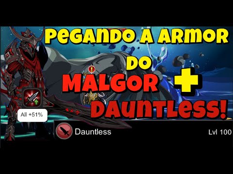 AQW DO ZERO! #47 PEGANDO A ARMOR DO MALGOR! DAUNTLESS E MAIS UMA ESPADA 51%!