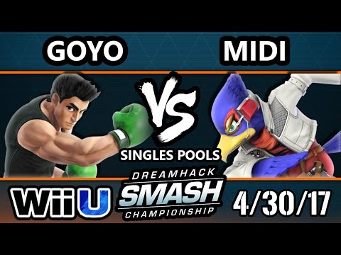 DHA 2017 SSB4 - Goyo (Little Mac) Vs. Midi (Falco) Smash 4 - Smash Wii U