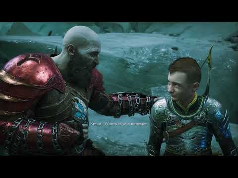 God of War Ragnarok - Reunion (Helheim) Kratos and Atreus Father and Son Talk "I Am Sorry" Cutscene