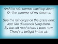 Kathy Mattea - Summer Of My Dreams Lyrics