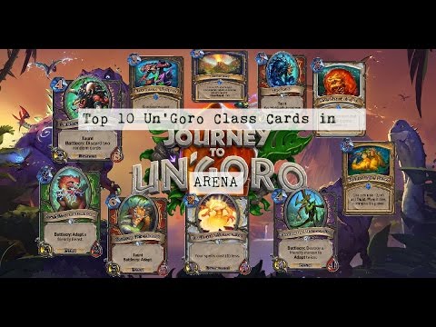 [Hearthstone] Un'goro Top 10 Class cards for Arena