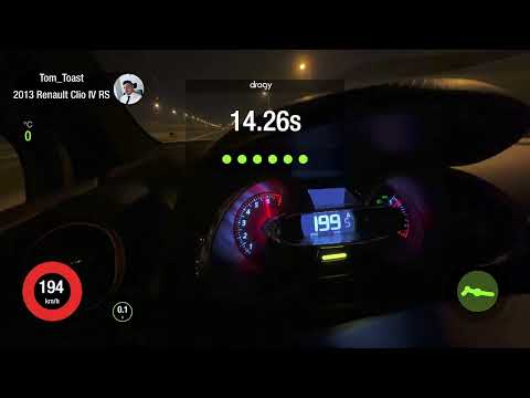 Renault Clio IV RS EDC Dragy 100-200