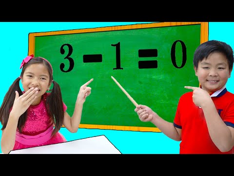 Wendy Alex and Lyndon Learn Math & Numbers for the School Exam | Fun Kids Videos