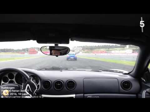 Thumbnail for Ferrari 360 Trackday Rudskogen 2016 - Dry conditions by Ferrari 360
