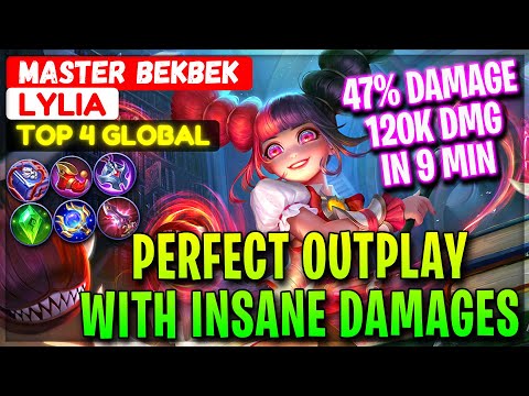 Perfect Outplay With Insane Damages - Top 4 Global Lylia Master Bekbek - Mobile Legends