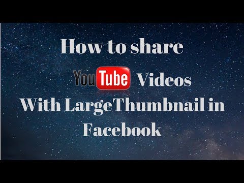How To share Youtube Videos With Large Thumbnail in Facebook   DigitalRakesh 