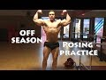 Canadian Bodybuilder posing at 238.5lbs - current off season physique - mandatory BBing poses