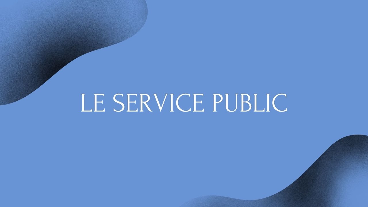 Le service public - droit administratif