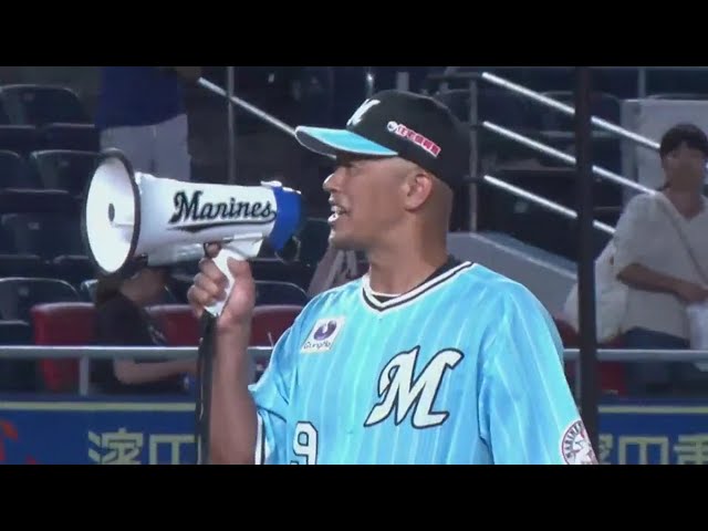 【ファーム】神対応!! マリーンズ・福浦が勝利のWe Are!! 2019/8/4 M-E(ファーム)