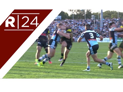 Luke Lewis demolishes Matt Moylan