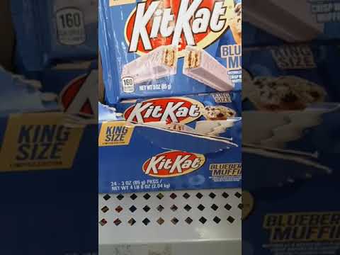 Blueberry Muffin KitKat at Walmart #shorts