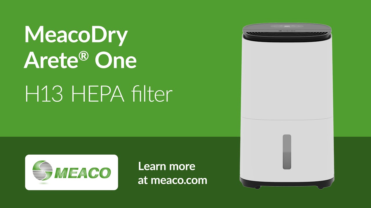 Instalación del filtro HEPA H13 en un deshumidificador MeacoDry Arete