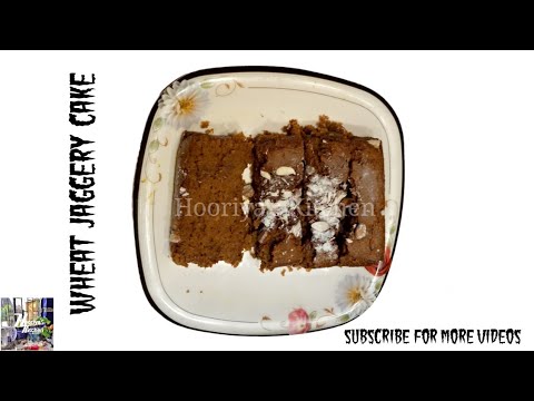 Wheat Jaggery Cake Recipe | Delicious Aata Jaggery Cake Recipe