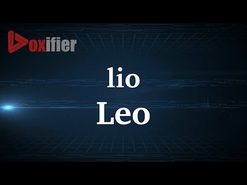 How to Pronunce Leo in French - Voxifier.com