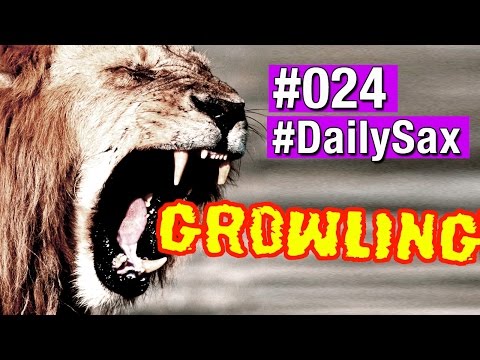 Growling mit dem Saxophon - Saxofon lernen